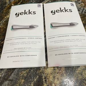 New Gekks. No show liners for ballet type shoes. Can sell separately.